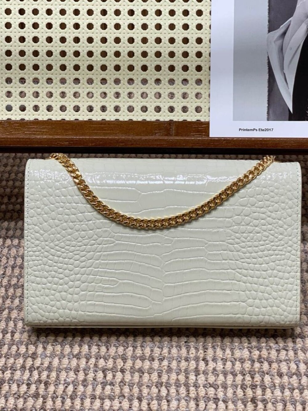 ✅Yves Saint Laurent Crocodile Crossbody Bag - Picture 2 of 11